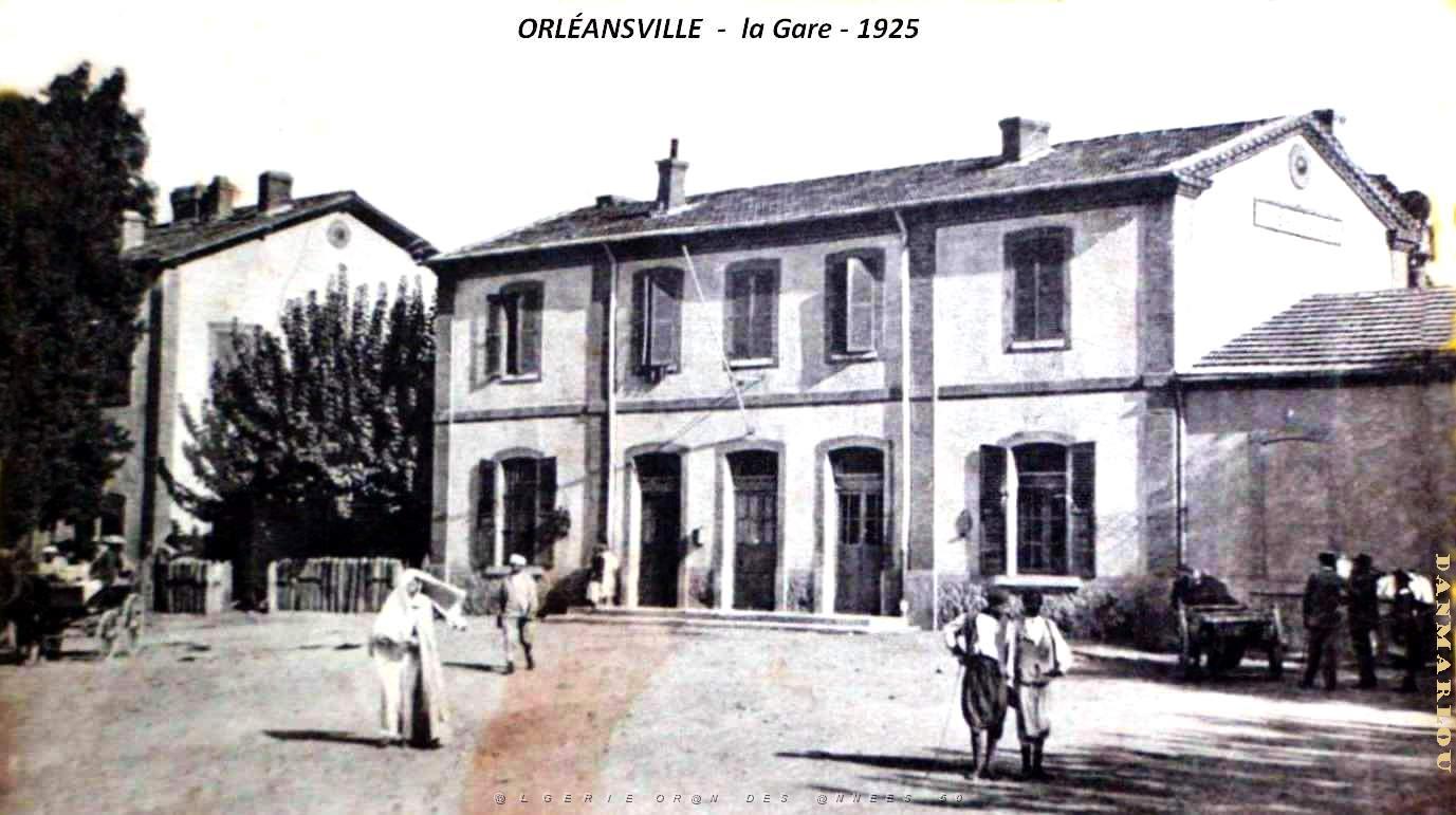 Orleansville - Gare - 1925.jpg